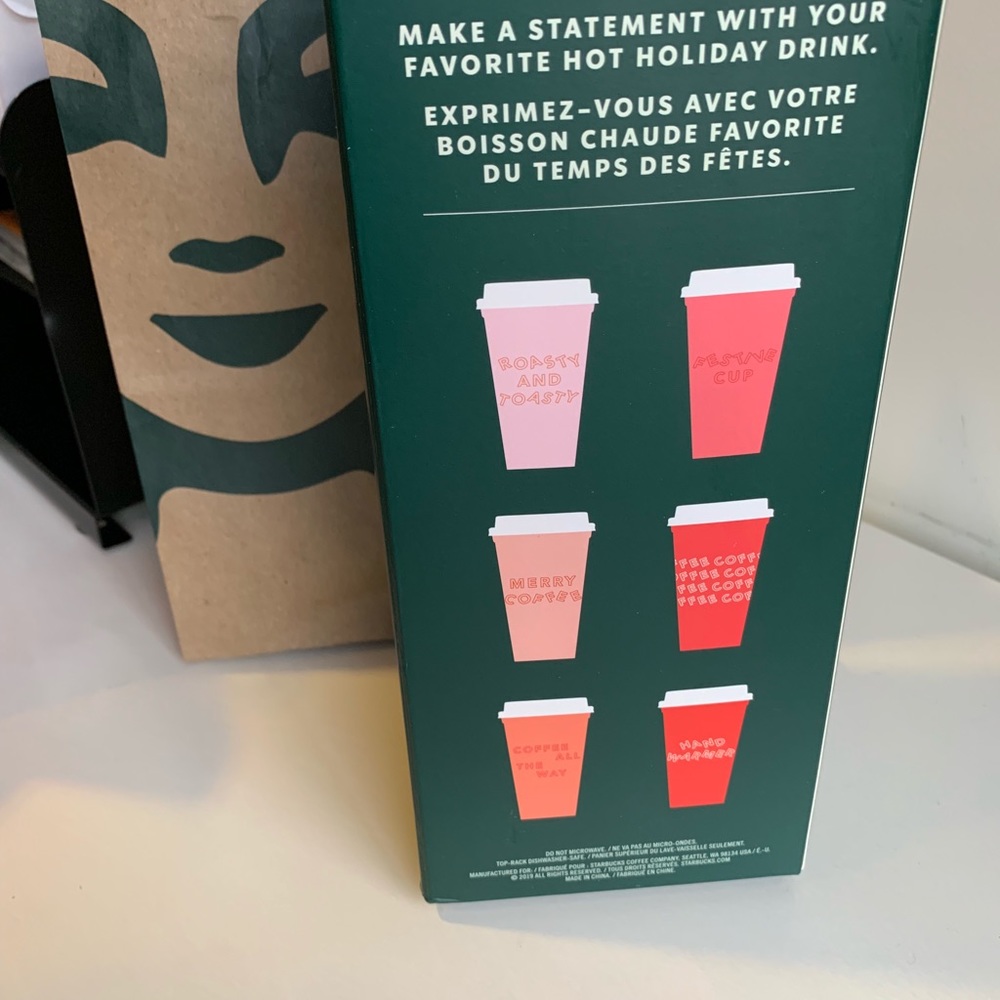 2019 Starbucks holiday reusable hot cups